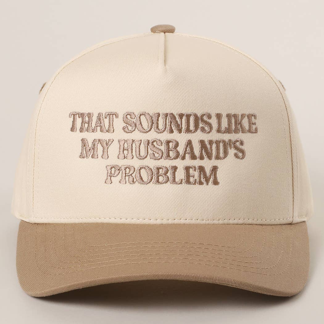 THAT SOUNDS LIKE..Embroidered Two-Tone Trucker Hat