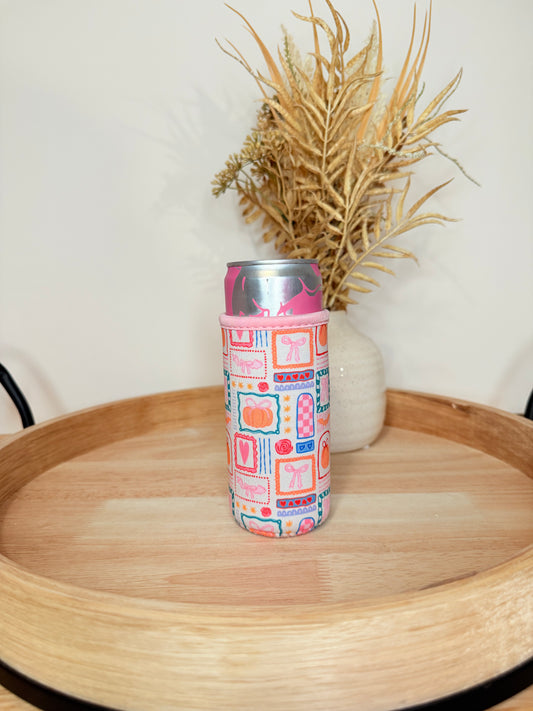 "Halloween Stamps" Slim Can Sleeve