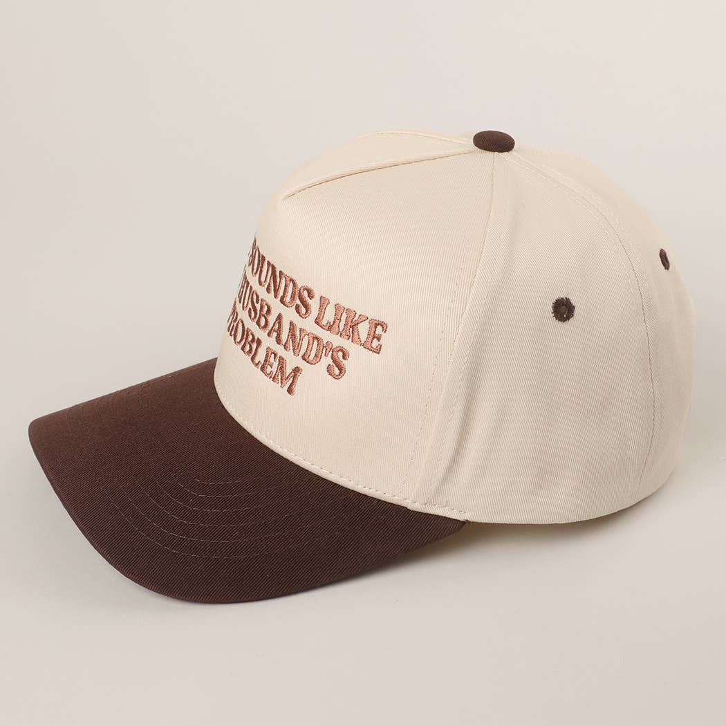 THAT SOUNDS LIKE..Embroidered Two-Tone Trucker Hat